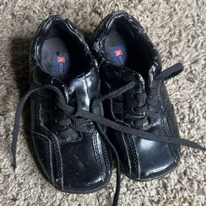 Stacy Adams vintage Black Kids Dress Shoes
